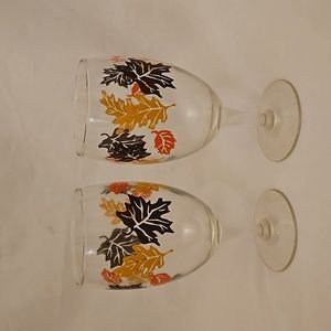 Fall Wine Glasses